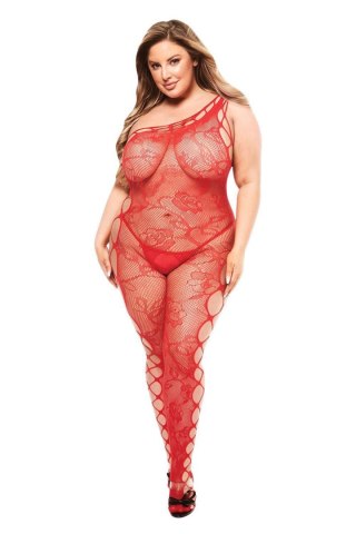 BACI OFF THE SHOULDER BODYSTOCKING RED, QUEEN Baci Lingerie