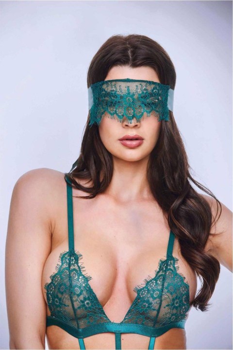SEXY STRAPPY LACE TEDDY WITH GARTERS GREEN, M/L Baci Lingerie SEXY STRAPPY LACE TEDDY WITH GARTERS GREEN, M/L Baci Lingerie