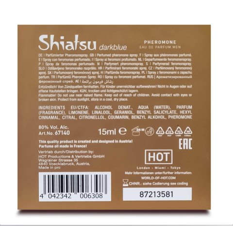 SHIATSU Pheromon Fragrance man darkblue 15 ml Hot SHIATSU Pheromon Fragrance man darkblue 15 ml Hot