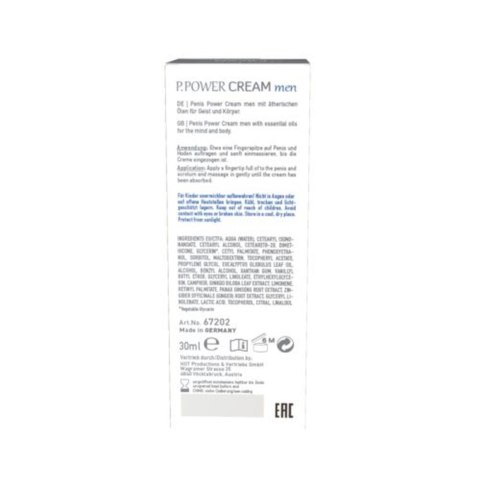 Żel/sprej-Shiatsu Penis Power Cream Men 30ml. Hot Żel/sprej-Shiatsu Penis Power Cream Men 30ml. Hot