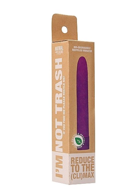 7"" Vibrator - Biodegradable - Purple Natural Pleasure 7"" Vibrator - Biodegradable - Purple Natural Pleasure