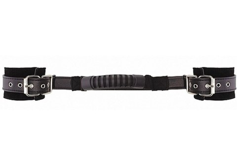 Adjustable Leather Handcuffs - Black Ouch! Adjustable Leather Handcuffs - Black Ouch!