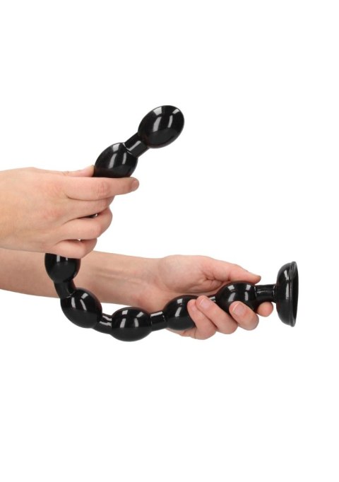 Ass Snake Beaded Dildo - 48 cm - Black ShotsToys Ass Snake Beaded Dildo - 48 cm - Black ShotsToys