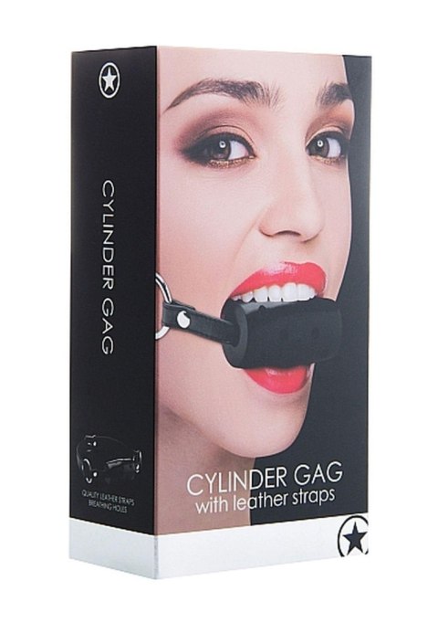 Cylinder Gag - Black Ouch! Cylinder Gag - Black Ouch!