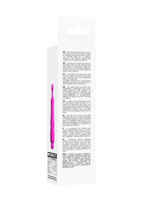 Dido - ABS Bullet With Sleeve - 10-Speeds - Fuchsia Luminous