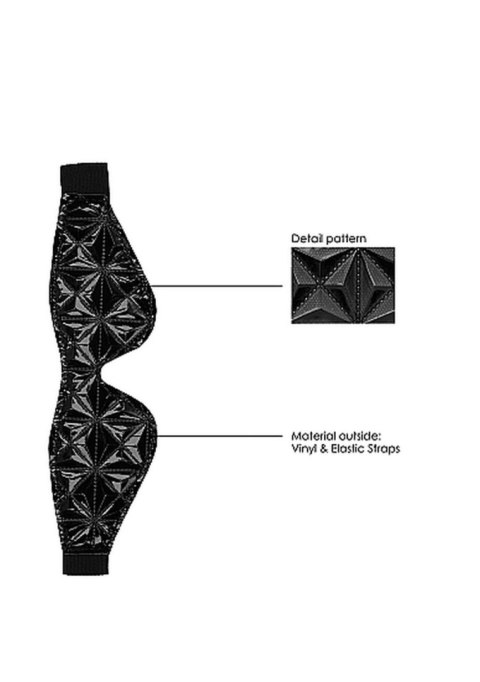 Luxury Eye Mask - Black Ouch! Luxury Eye Mask - Black Ouch!