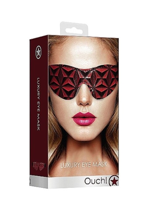 Luxury Eye Mask - Burgundy Ouch! Luxury Eye Mask - Burgundy Ouch!