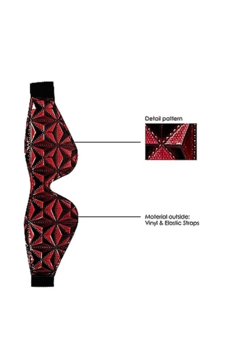 Luxury Eye Mask - Burgundy Ouch! Luxury Eye Mask - Burgundy Ouch!
