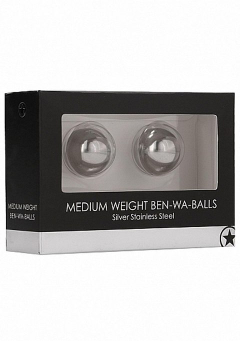 Medium Weight Ben-Wa-Balls - Silver Ouch! Medium Weight Ben-Wa-Balls - Silver Ouch!