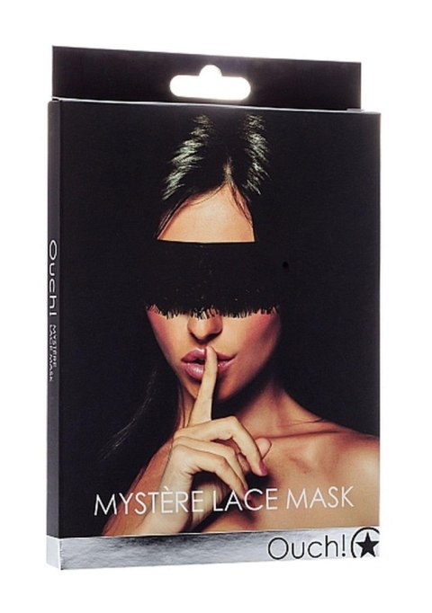 Mystere Lace Mask - Black Ouch! Mystere Lace Mask - Black Ouch!