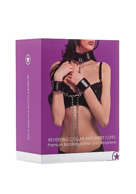 Reversible Collar and Wrist Cuffs - Purple Ouch! Reversible Collar and Wrist Cuffs - Purple Ouch!