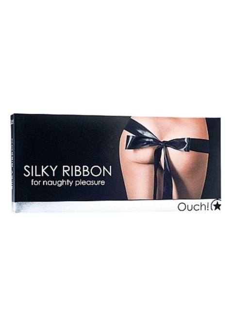 Silky Ribbon - Black Ouch! Silky Ribbon - Black Ouch!