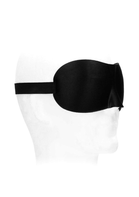 Satin Curvy Eye Mask - With Elastic Straps Ouch! Satin Curvy Eye Mask - With Elastic Straps Ouch!