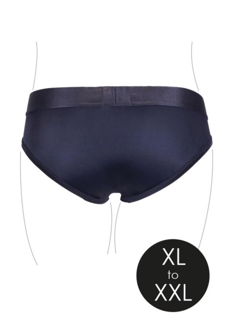 Vibrating Strap-on High-cut Brief - XL/XXL Ouch!