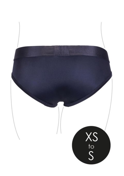 Vibrating Strap-on High-cut Brief - XS/S Ouch! Vibrating Strap-on High-cut Brief - XS/S Ouch!