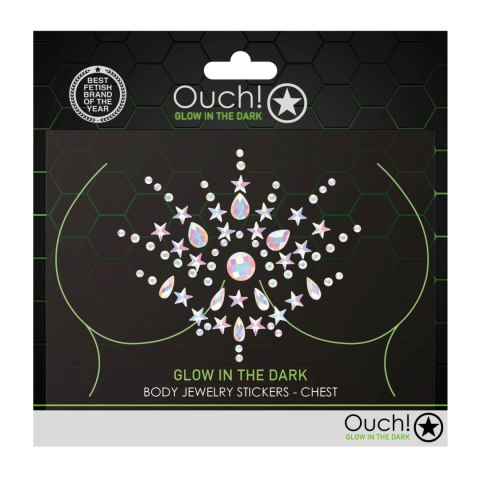 Body Jewelry Stickers - Chest Ouch! Body Jewelry Stickers - Chest Ouch!