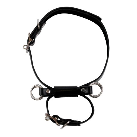 Kneeling Thigh Cuff Set - Black Ouch!