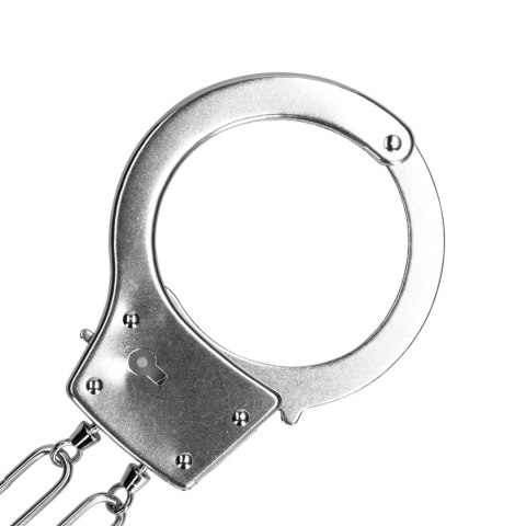 Metal Hand Cuffs - Silver Ouch! Metal Hand Cuffs - Silver Ouch!