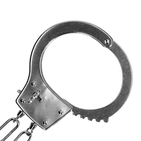 Metal Hand Cuffs - Silver Ouch! Metal Hand Cuffs - Silver Ouch!