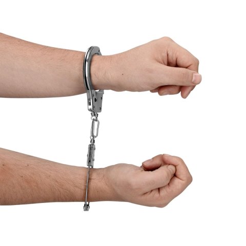 Metal Hand Cuffs - Silver Ouch! Metal Hand Cuffs - Silver Ouch!
