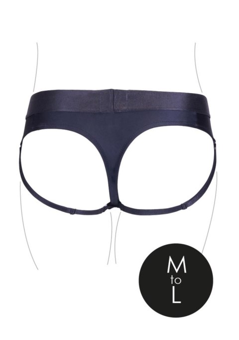 Vibrating Strap-on Thong with Removable Rear Straps - M/L Ouch! Vibrating Strap-on Thong with Removable Rear Straps - M/L Ouch!