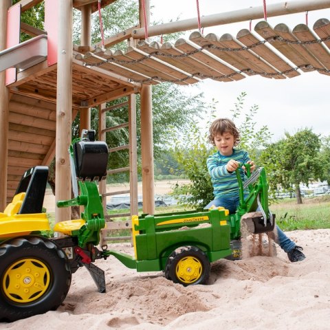 Rolly Toys rollyTrailer Przyczepa Farm JOHN DEERE Otwierane Burty Rolly Toys Rolly Toys rollyTrailer Przyczepa Farm JOHN DEERE Otwierane Burty Rolly Toys