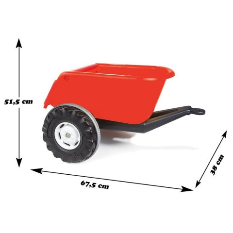WOOPIE Przyczepka Wywrotka SUPER TARILER Czerwona 35 kg Woopie WOOPIE Przyczepka Wywrotka SUPER TARILER Czerwona 35 kg Woopie