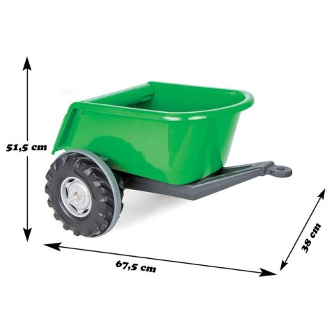 WOOPIE Przyczepka Wywrotka SUPER TARILER Zielona 35 kg Woopie WOOPIE Przyczepka Wywrotka SUPER TARILER Zielona 35 kg Woopie