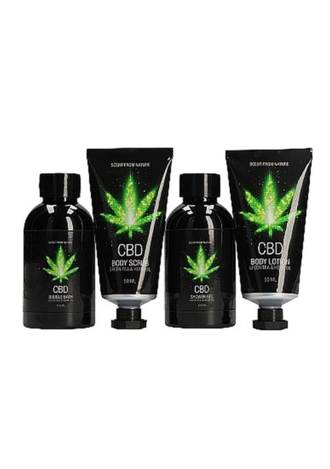 CBD - Bath and Shower - Luxe Travel set - Green Tea Hemp Oil Pharmquests CBD - Bath and Shower - Luxe Travel set - Green Tea Hemp Oil Pharmquests
