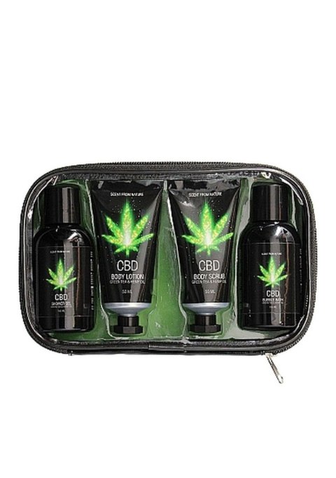 CBD - Bath and Shower - Luxe Travel set - Green Tea Hemp Oil Pharmquests CBD - Bath and Shower - Luxe Travel set - Green Tea Hemp Oil Pharmquests