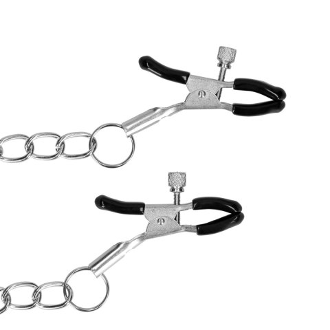 O-Ring Gag with Nipple Clamps Ouch! O-Ring Gag with Nipple Clamps Ouch!