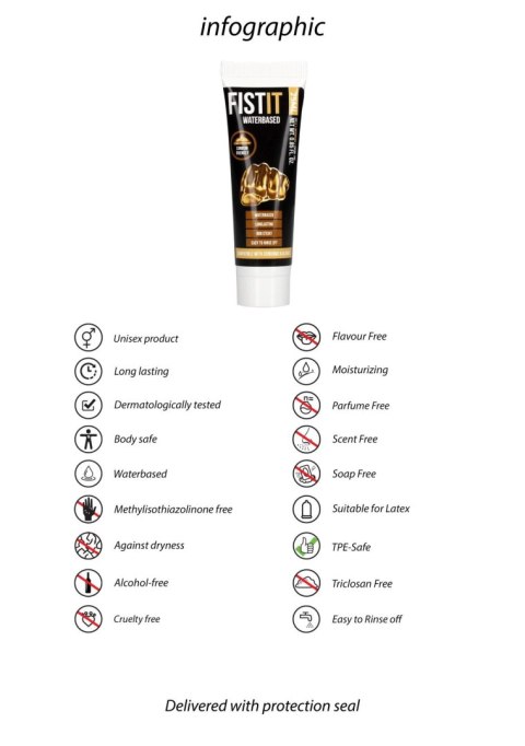 Waterbased Lubricant - 0.8 fl oz / 25 ml Fist It Waterbased Lubricant - 0.8 fl oz / 25 ml Fist It