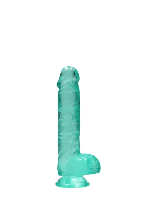 6"""" / 15 cm Realistic Dildo With Balls - Turquoise RealRock 6"""" / 15 cm Realistic Dildo With Balls - Turquoise RealRock