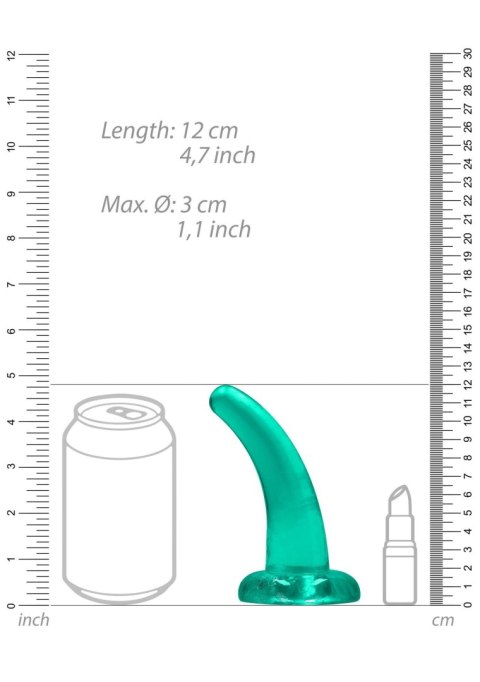 Non Realistic Dildo with Suction Cup - 4,5""""/ 11,5 cm RealRock Non Realistic Dildo with Suction Cup - 4,5""""/ 11,5 cm RealRock