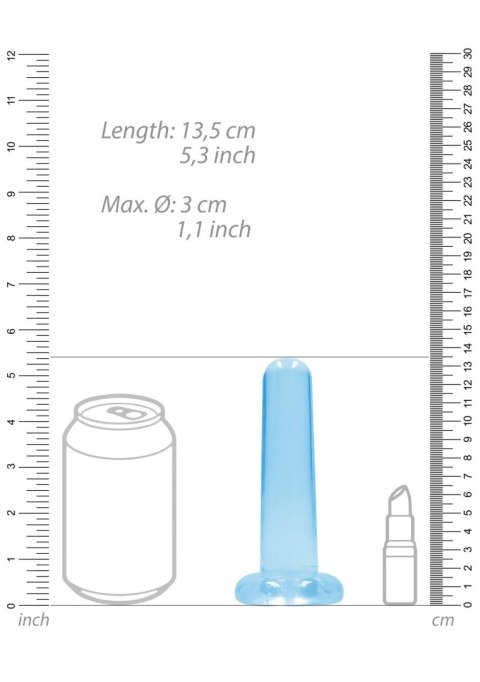 Non Realistic Dildo with Suction Cup - 5,3""""/ 13,5 cm RealRock Non Realistic Dildo with Suction Cup - 5,3""""/ 13,5 cm RealRock