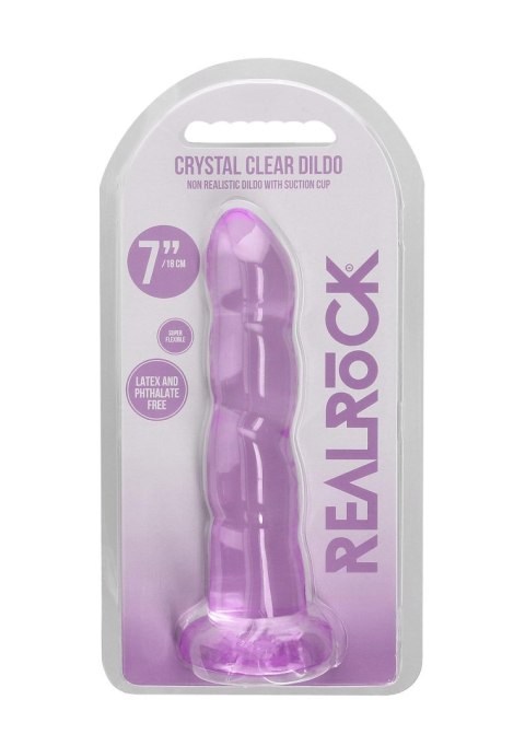 Non Realistic Dildo with Suction Cup - 7""""/ 17 cm RealRock Non Realistic Dildo with Suction Cup - 7""""/ 17 cm RealRock
