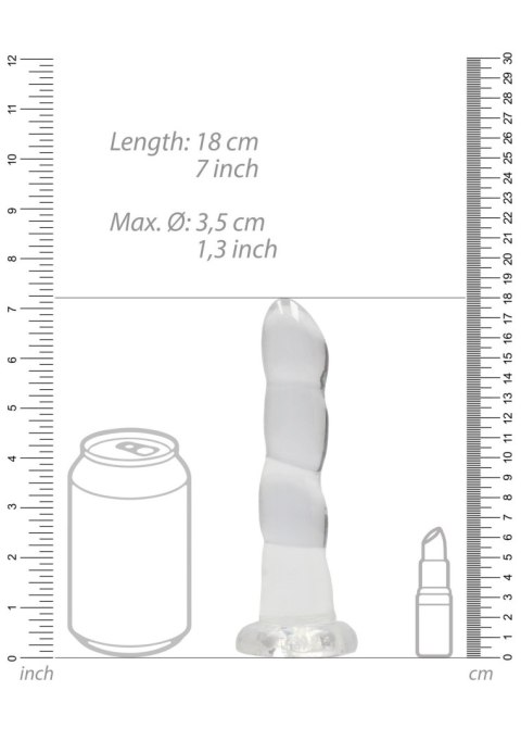 Non Realistic Dildo with Suction Cup - 7""""/ 17 cm RealRock Non Realistic Dildo with Suction Cup - 7""""/ 17 cm RealRock