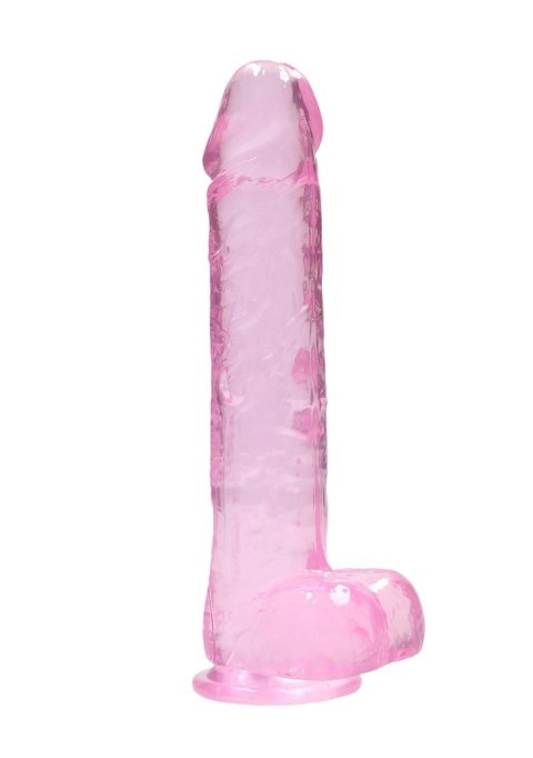Realistic Dildo with Balls - 10""""/ 25,4 cm RealRock Realistic Dildo with Balls - 10""""/ 25,4 cm RealRock