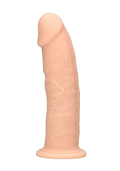 Silicone Dildo Without Balls - 15,3 cm - Flesh RealRock Silicone Dildo Without Balls - 15,3 cm - Flesh RealRock