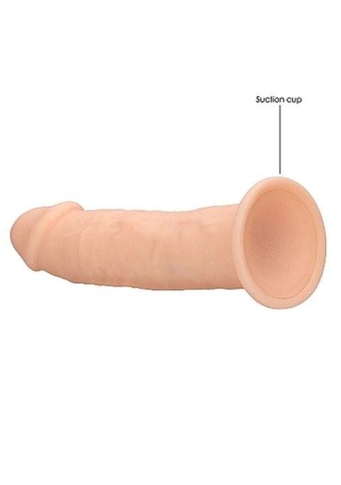 Silicone Dildo Without Balls - 15,3 cm - Flesh RealRock Silicone Dildo Without Balls - 15,3 cm - Flesh RealRock