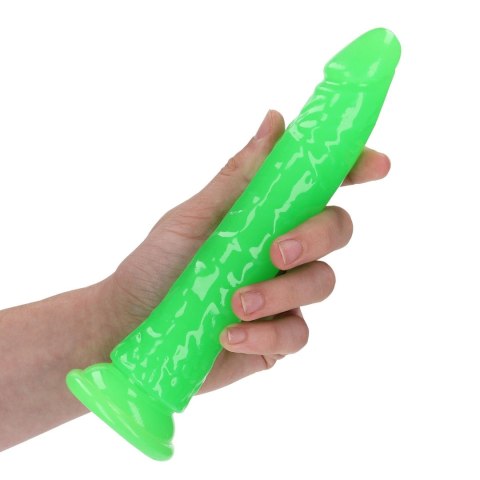 Slim Realistic Dildo with Suction Cup - Glow in the Dark - 8'' / 20 cm RealRock Slim Realistic Dildo with Suction Cup - Glow in the Dark - 8'' / 20 cm RealRock