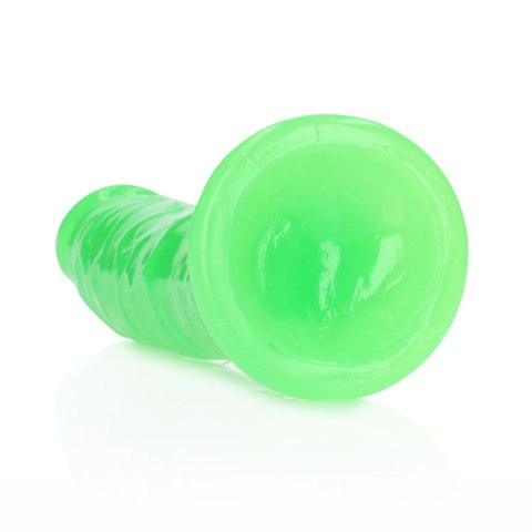 Slim Realistic Dildo with Suction Cup - Glow in the Dark - 8'' / 20 cm RealRock Slim Realistic Dildo with Suction Cup - Glow in the Dark - 8'' / 20 cm RealRock