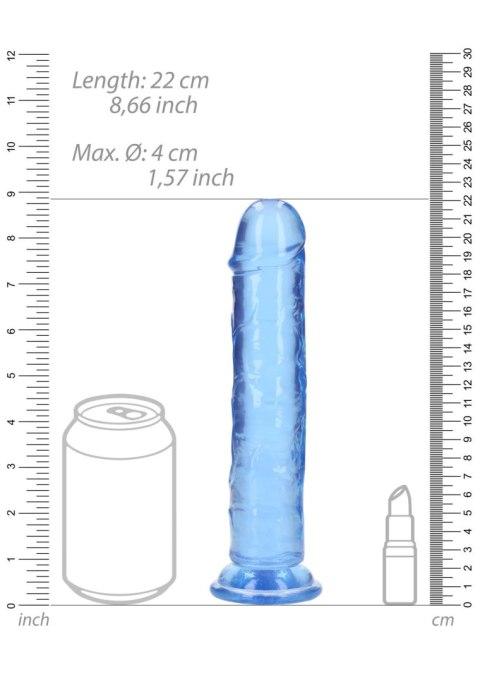Straight Realistic Dildo with Suction Cup - 8'' / 20 RealRock Straight Realistic Dildo with Suction Cup - 8'' / 20 RealRock