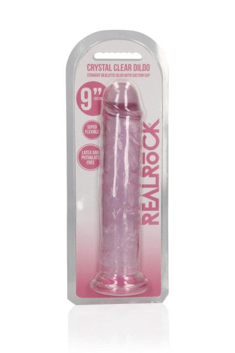 Straight Realistic Dildo with Suction Cup - 9'' / 23 RealRock