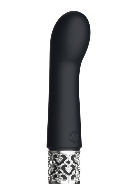 Bijou - Rechargeable Silicone Bullet - Black Royal Gems Bijou - Rechargeable Silicone Bullet - Black Royal Gems
