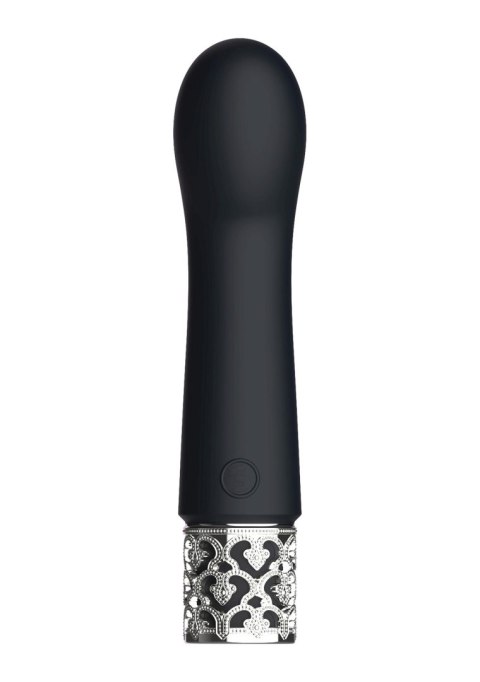 Bijou - Rechargeable Silicone Bullet - Black Royal Gems Bijou - Rechargeable Silicone Bullet - Black Royal Gems