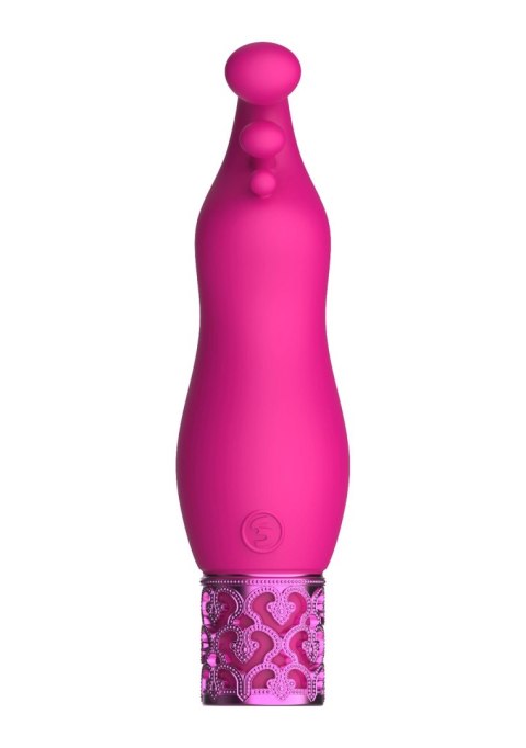 Exquisite - Rechargeable Silicone Bullet - Pink Royal Gems Exquisite - Rechargeable Silicone Bullet - Pink Royal Gems