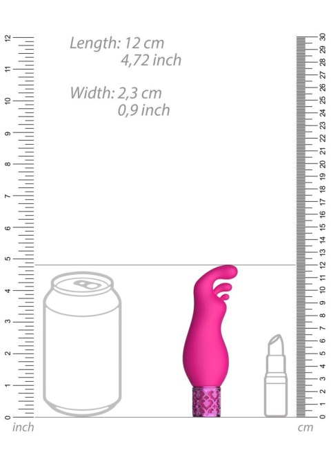 Exquisite - Rechargeable Silicone Bullet - Pink Royal Gems Exquisite - Rechargeable Silicone Bullet - Pink Royal Gems