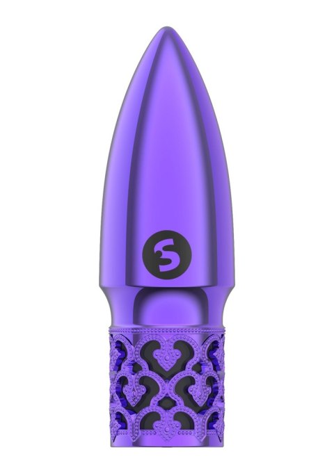 Glitter - Rechargeable ABS Bullet - Purple Royal Gems Glitter - Rechargeable ABS Bullet - Purple Royal Gems