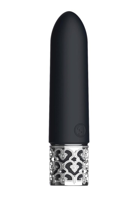Imperial - Rechargeable Silicone Bullet - Black Royal Gems Imperial - Rechargeable Silicone Bullet - Black Royal Gems